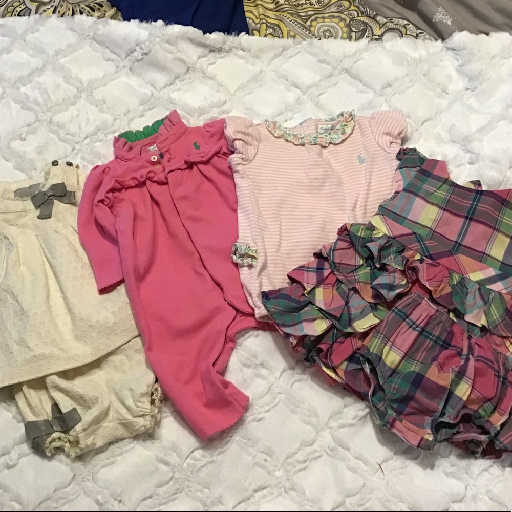Infant girls clothing lot Ralph Lauren 5 pieces